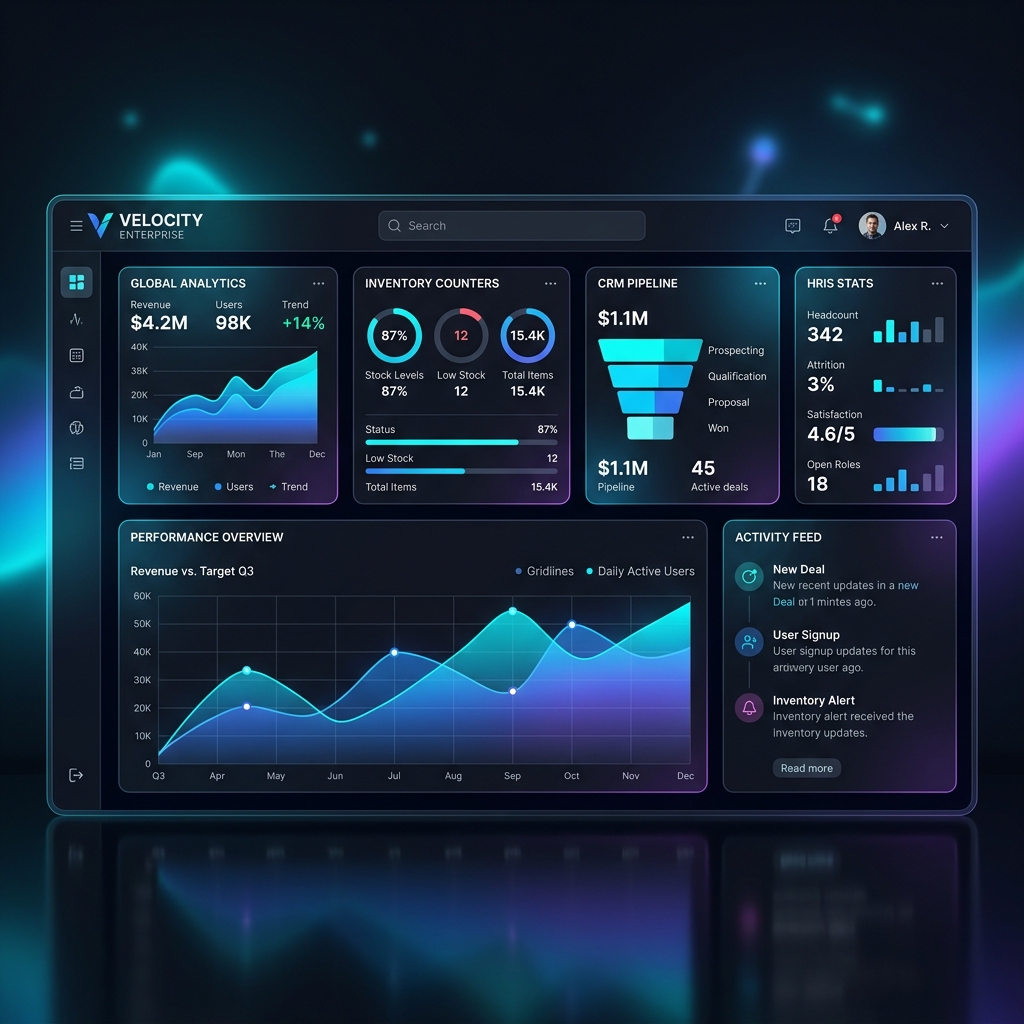 Nexolab Enterprise Dashboard